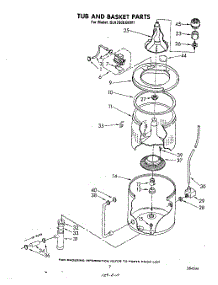 06 - Tub And Basket parts for Whirlpool Washer GLA7900XKW1 from AppliancePartsPros.com