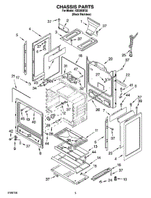 04 - Chassis Parts parts for Whirlpool Range IGS385RS0 from AppliancePartsPros.com