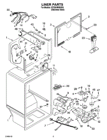 02 - Liner Parts parts for Whirlpool Refrigerator GT2SHMXMS03 from AppliancePartsPros.com