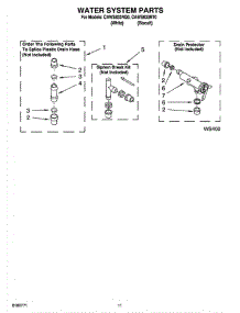 07 - Water System Parts parts for Whirlpool Washer CAWS833RT0 from AppliancePartsPros.com
