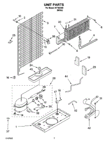 04 - Unit Parts parts for Whirlpool Refrigerator IKT184300 from AppliancePartsPros.com