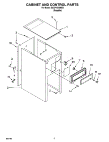 05 - Cabinet And Control Parts parts for Whirlpool Compactor GACP15XXMG2 from AppliancePartsPros.com