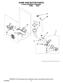 06 - Pump And Motor Parts, Optional Parts (Not Included) parts for Maytag Washer MFW9700SB1 from AppliancePartsPros.com