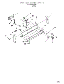 02 - Control Panel Parts parts for Whirlpool Range IHE33301 from AppliancePartsPros.com