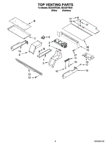 05 - Top Venting Parts, Optional Parts parts for Whirlpool Oven IBS550PRS04 from AppliancePartsPros.com