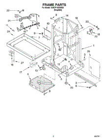 02 - Frame Parts parts for Whirlpool Compactor GACP15XXMG0 from AppliancePartsPros.com