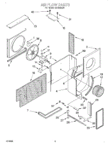 02 - Airflow parts for Whirlpool Air Conditioner 4ACE23LD0 from AppliancePartsPros.com
