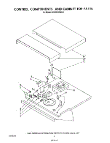 04 - Control Components And Cabinet Top parts for Kitchenaid Oven KGBS145SBL0 from AppliancePartsPros.com