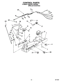 11 - Control Parts parts for Whirlpool Refrigerator ITQ225300 from AppliancePartsPros.com
