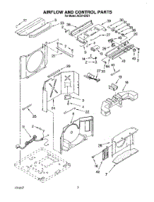 02 - Airflow And Control parts for Whirlpool Air Conditioner ACQ142XD1 from AppliancePartsPros.com