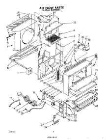 03 - Air Flow parts for Whirlpool Air Conditioner CAW29B2A1 from AppliancePartsPros.com