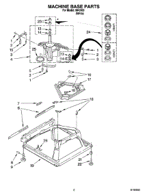 05 - Machine Base Parts parts for Whirlpool Washer IM43000 from AppliancePartsPros.com