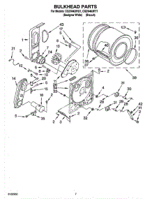 04 - Bulkhead Parts, Optional Parts (Not Included) parts for Whirlpool Dryer CGDX463RT1 from AppliancePartsPros.com