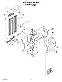 10 - Air Flow Parts parts for Whirlpool Refrigerator IRQ226300 from AppliancePartsPros.com