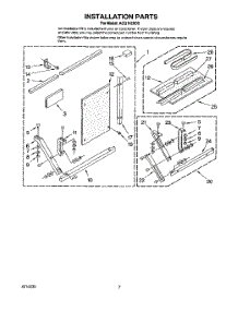 05 - Installation parts for Whirlpool Air Conditioner ACQ142XD0 from AppliancePartsPros.com