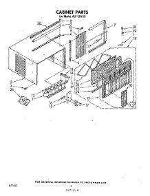 04 - Section parts for Whirlpool Air Conditioner ALF12420 from AppliancePartsPros.com