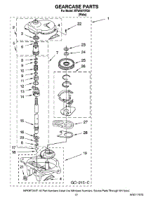 08 - Gearcase Parts, Optional Parts (Not Included) parts for Maytag Washer MTW5670TQ0 from AppliancePartsPros.com