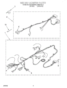 07 - Wiring Harness parts for Whirlpool Washer RAM5243AW2 from AppliancePartsPros.com