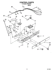 11 - Control Parts parts for Whirlpool Refrigerator IRQ226301 from AppliancePartsPros.com