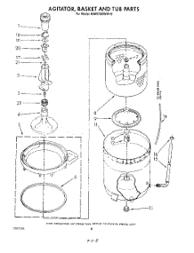06 - Agitator, Basket And Tub parts for Kitchenaid Washer KAWE560WAL0 from AppliancePartsPros.com