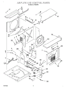 03 - Airflow And Control parts for Whirlpool Air Conditioner RH203F0 from AppliancePartsPros.com