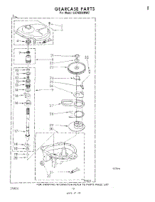 10 - Gearcase parts for Whirlpool Washer LA7400XMW2 from AppliancePartsPros.com