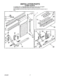 05 - Installation parts for Whirlpool Air Conditioner CA21WC50 from AppliancePartsPros.com