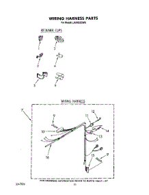 08 - Wiring Harness parts for Whirlpool Washer LA5400XSW0 from AppliancePartsPros.com