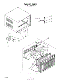 04 - Cabinet parts for Whirlpool Air Conditioner CET18C2A1 from AppliancePartsPros.com