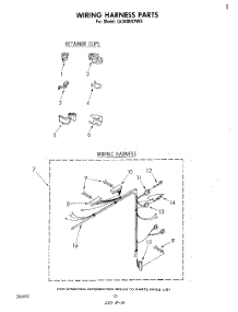 08 - Wiring Harness parts for Whirlpool Washer LA3400XPW0 from AppliancePartsPros.com
