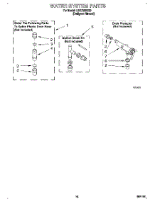 10 - Water System parts for Whirlpool Washer LSR7233BZ0 from AppliancePartsPros.com