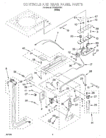 02 - Controls And Rear Panel parts for Whirlpool Washer CCW5264W4 from AppliancePartsPros.com
