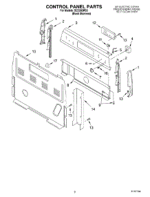 02 - Control Panel Parts parts for Whirlpool Range SES380MS0 from AppliancePartsPros.com