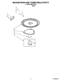 05 - Magnetron And Turntable Parts parts for Whirlpool Microwave IMH15XVQ0 from AppliancePartsPros.com
