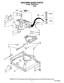 05 - Machine Base Parts parts for Maytag Washer MTW5770TQ0 from AppliancePartsPros.com