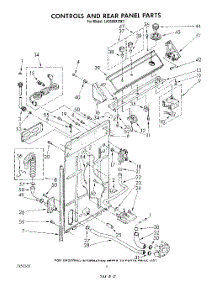03 - Controls And Rear Panel parts for Whirlpool Washer LA5580XSW3 from AppliancePartsPros.com