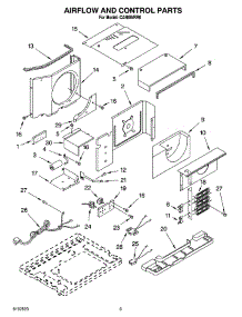 02 - Airflow And Control Parts parts for Whirlpool Air Conditioner CAH8WRR0 from AppliancePartsPros.com