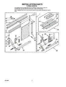 05 - Installation parts for Whirlpool Air Conditioner CA25WC50 from AppliancePartsPros.com