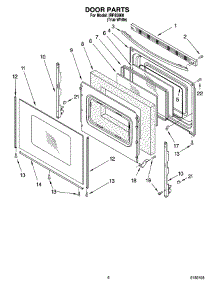 05 - Door Parts, Optional Parts parts for Whirlpool Range IRP85800 from AppliancePartsPros.com