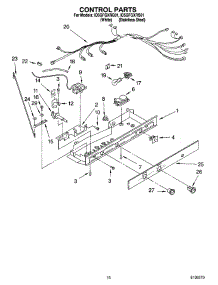 11 - Control Parts parts for Whirlpool Refrigerator ID5GFGXRS01 from AppliancePartsPros.com