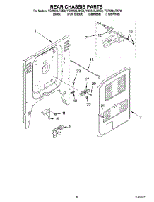05 - Rear Chassis Parts parts for Whirlpool Range YGR556LRKC0 from AppliancePartsPros.com
