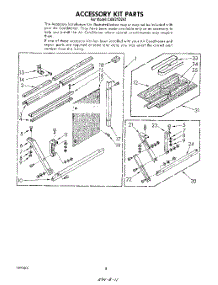 05 - Accessory Kit parts for Whirlpool Air Conditioner CAW21D2A1 from AppliancePartsPros.com
