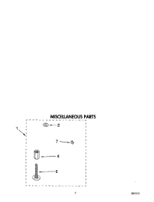 06 - Miscellaneous parts for Whirlpool Washer LBR5133AG0 from AppliancePartsPros.com