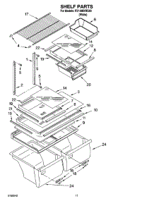 06 - Shelf Parts, Optional Parts parts for Whirlpool Refrigerator IT21AMXRQ00 from AppliancePartsPros.com