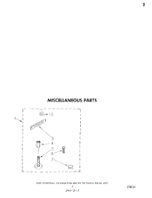 05 - Miscellaneous parts for Whirlpool Washer LA5460XMW2 from AppliancePartsPros.com