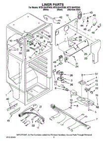 03 - Liner Parts parts for Maytag Refrigerator MTB1854VRB00 from AppliancePartsPros.com