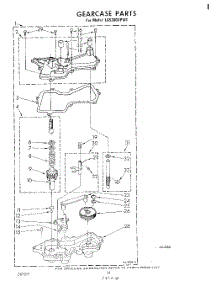 07 - Gearcase parts for Whirlpool Washer LA5380XPW1 from AppliancePartsPros.com