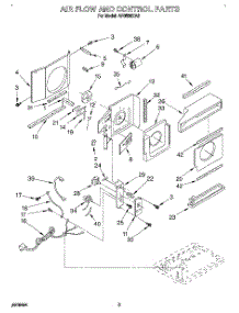 02 - Air Flow And Control parts for Whirlpool Air Conditioner AR0500XA2 from AppliancePartsPros.com