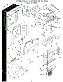 02 - Airflow And Control parts for Whirlpool Air Conditioner CAH18WC42 from AppliancePartsPros.com