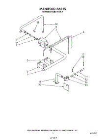 03 - Manifold parts for Kitchenaid Oven KGBS145SBL0 from AppliancePartsPros.com